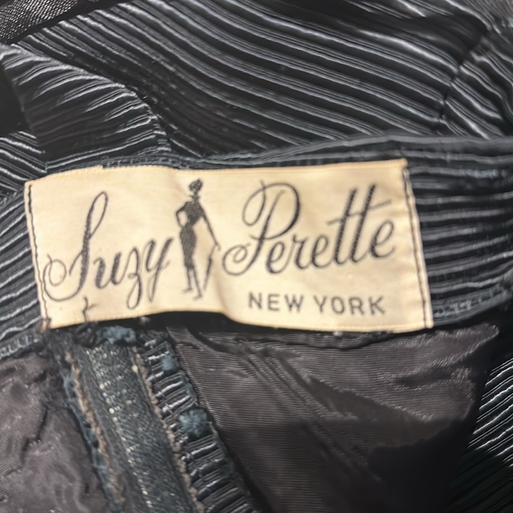 Suzy Perette 1950s Black Party Dress! - Picture 7 of 9